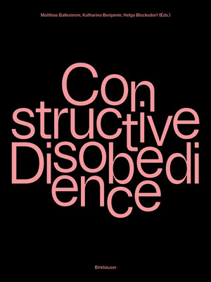 cover image of Constructive Disobedience